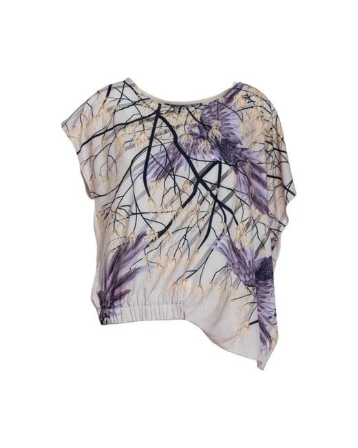 ARTISTA Gray Rizz Asymmetric Top