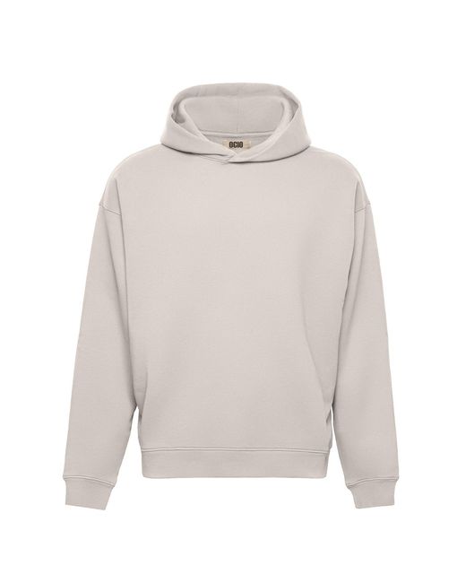 Ocio Leisurewear Gray Neutrals Oversized Hoodie for men