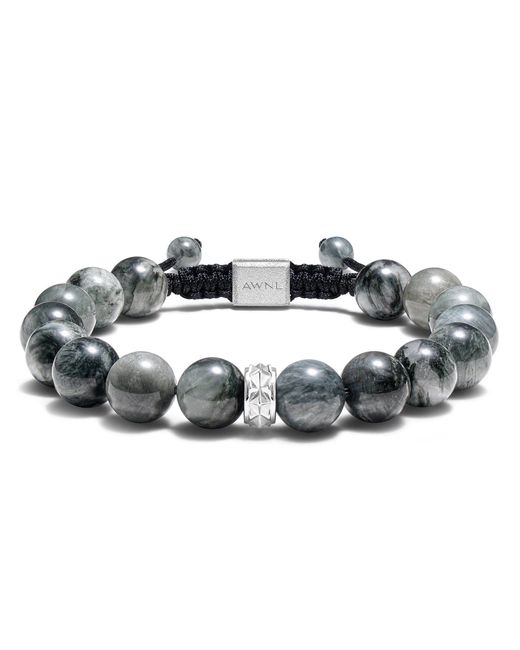 AWNL Metallic Hawk Eye Macrame Bracelet for men