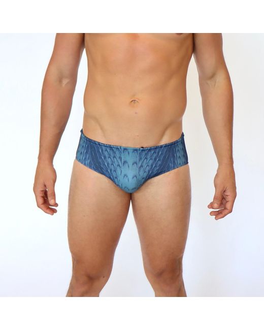Us Merman Blue Super Jon Racing Brief for men