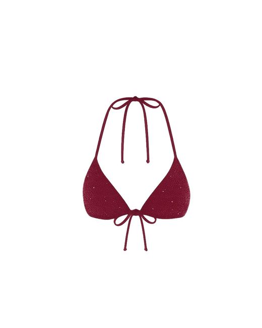 Oceanus Red Amel Bikini Top