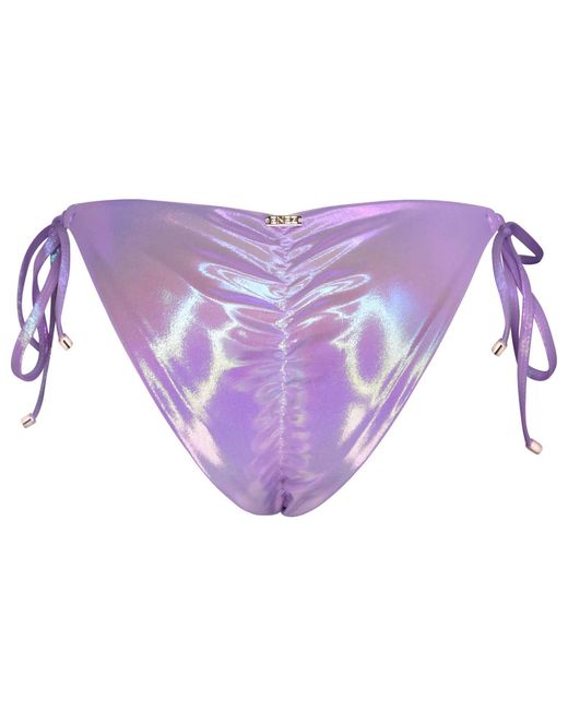 Enez Swim Purple Vivian Scrunch Bottom
