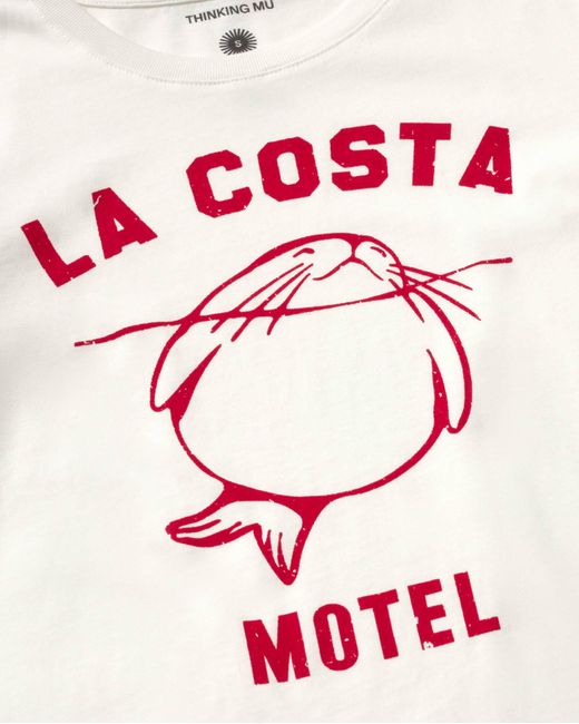 Thinking Mu White Animal Motel Ida T-Shirt