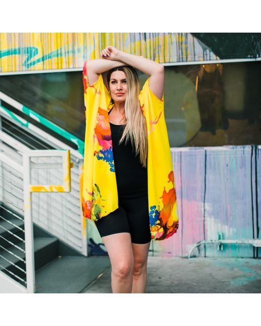 Byvinnik Yellow Coloratura Cape