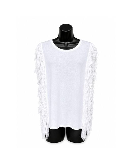 Bella Soul White Fringe Dress