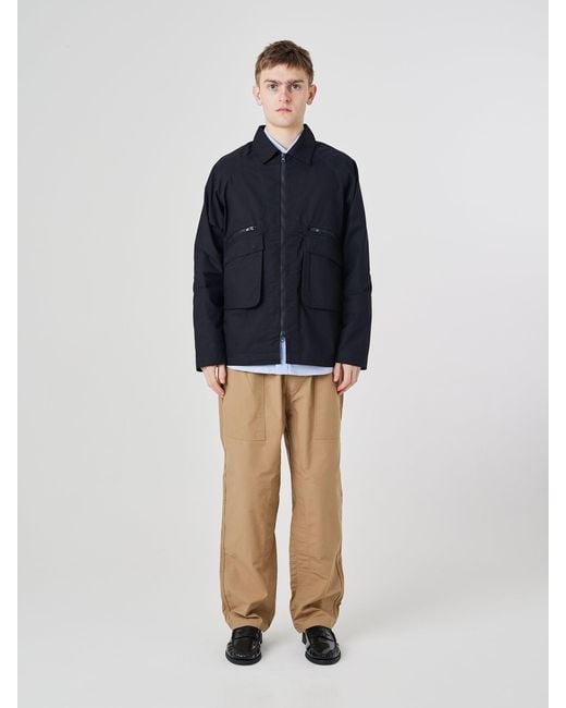 Uskees Black Ripstop Field Jacket for men