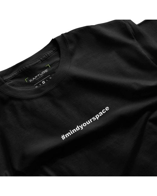 Kapture Black Mind Your Space Crop Top