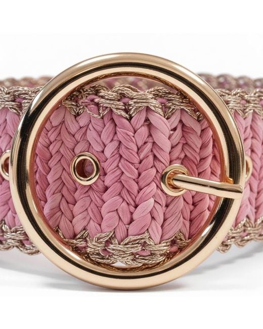 Nooki Design Pink Shannon Elasticated Summer Belt