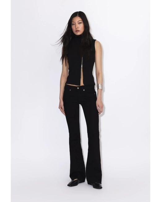 Dr. Denim Black Kily Low Bootcut