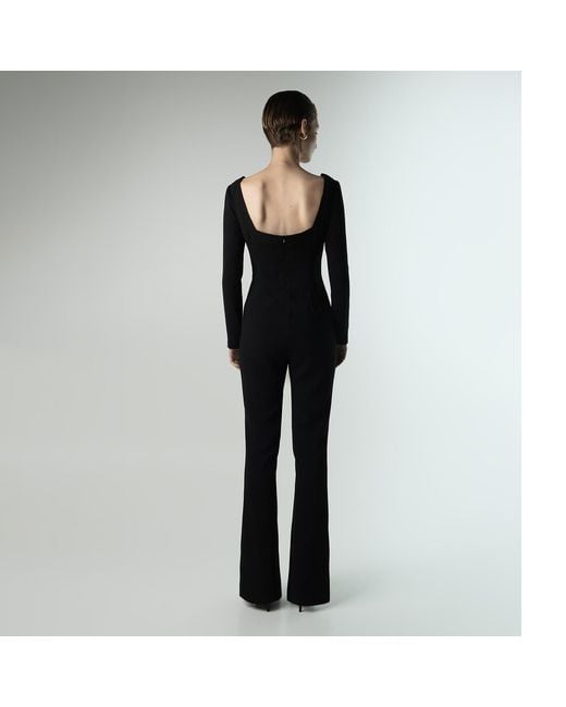 Madebyza Black Flared Jumpsuit