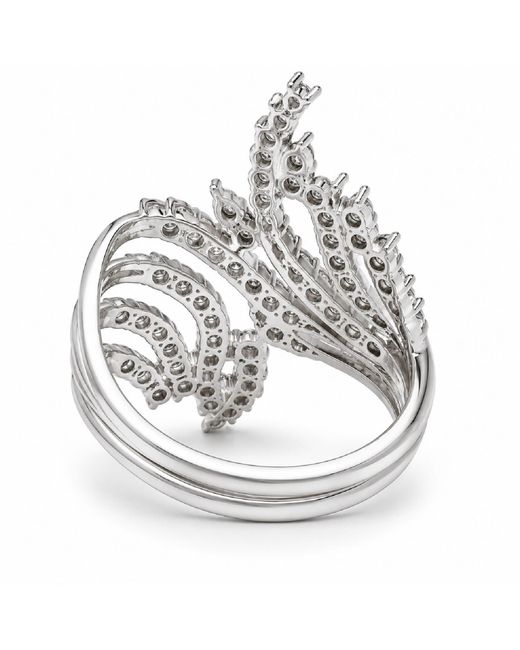 Artisan Metallic 18K Pave Diamond Statement Ring