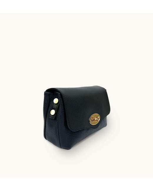 Apatchy London Black 'The Maddie Leather Bag