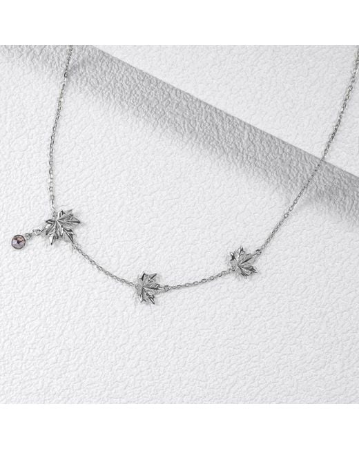 Far East Jewelry Metallic Handcrafted & Crystal Autumn Melody Necklace