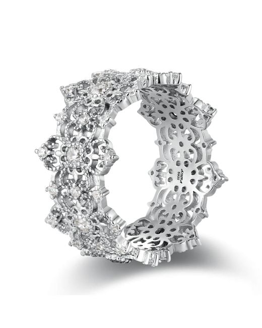 Azura Jewelry New York Metallic Orchid Veil Ring Vermeil