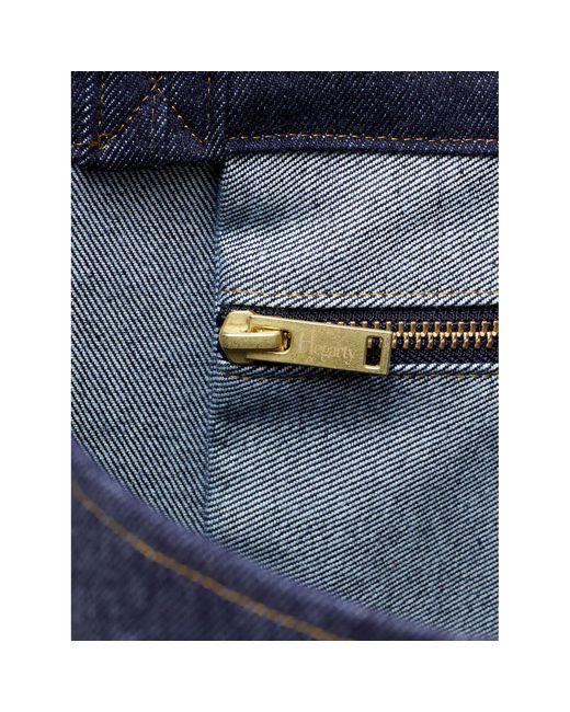 Hegarty Blue Selvedge Tote Bag for men