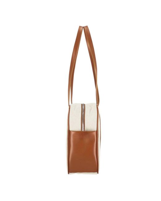 MARHEN.J Pink Voyage Square Canvas Camel