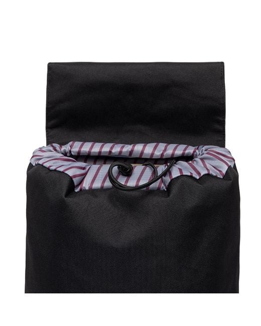 Lefrik Black Handy Backpack Stripes