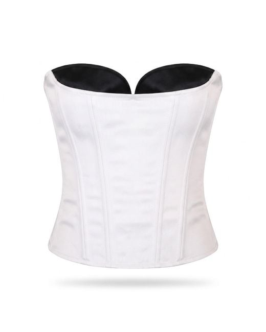 Irmak Su Guclu White Darling Corset Top