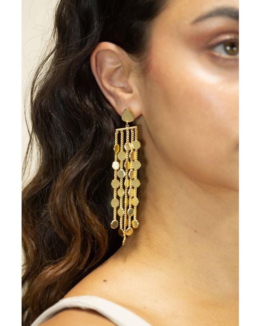 Marcia Moran Metallic Elara Earrings