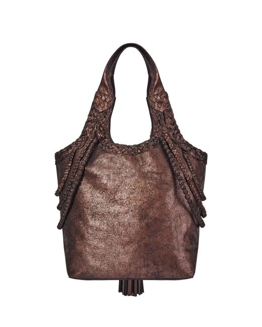 Jodi Lee Brown Kelsey Tote Bag Bronze