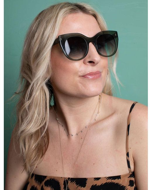 ZOË DE PASS EYEWEAR Green Lily Forest