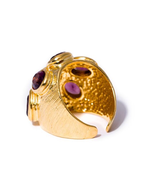 Kybele Studio Pink Amethyst Multi-Gemstone Cocktail Ring