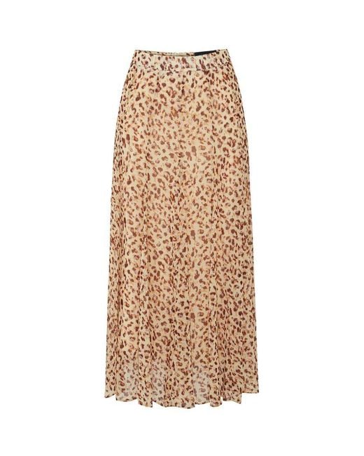 Exquise Natural Arianna Midi Skirt