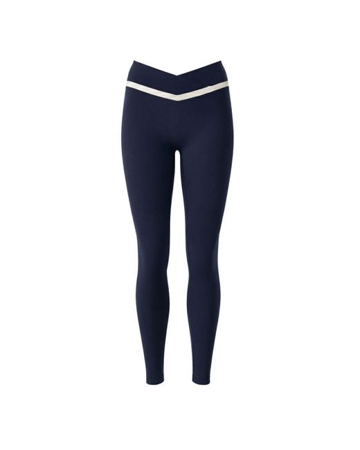 Revyve Active Blue Signature V-Sculpt Midnight Leggings