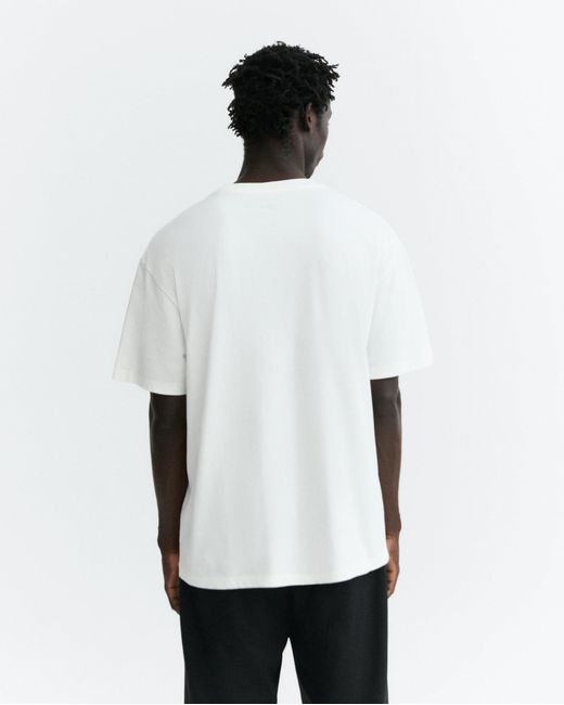 Thinking Mu White Heart Tape Aaron T-Shirt for men