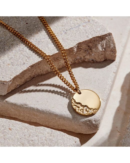 Posh Totty Designs Metallic Strata Disc Necklace for men