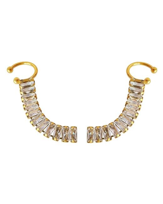 Smilla Brav Metallic Zirconia Ear Cuff
