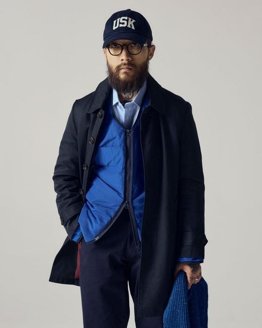 Uskees Blue Evo Liner Jacket for men