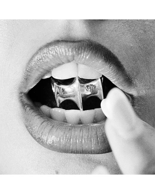 Luna Delphine White Blade Ring