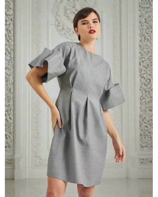 Lumina Eligma Gray Neoteric Dress