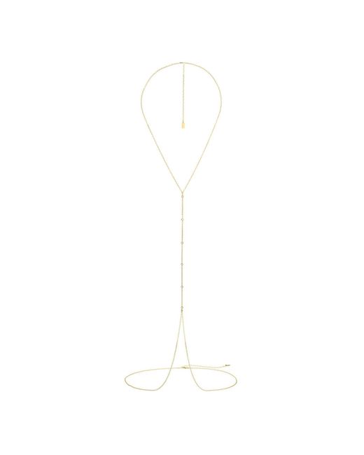 SET & STONES White Serra Body Chain