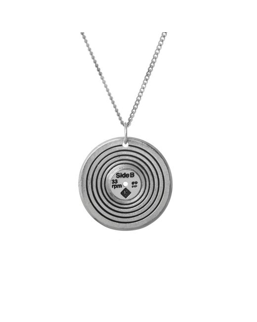 Edge Only Metallic Vinyl Pendant 60Cm Sterling for men