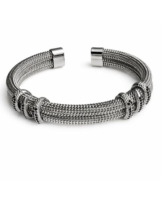 Freak Vault Metallic Aurora Mesh Cuff Bracelet for men