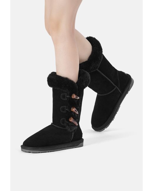 EverAu Australia Black Ashy Tall Boots