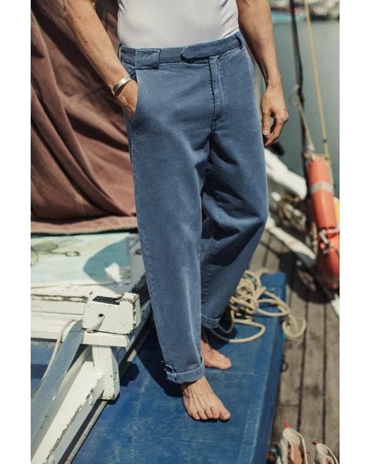 &SONS Trading Co Blue Easy Chino for men