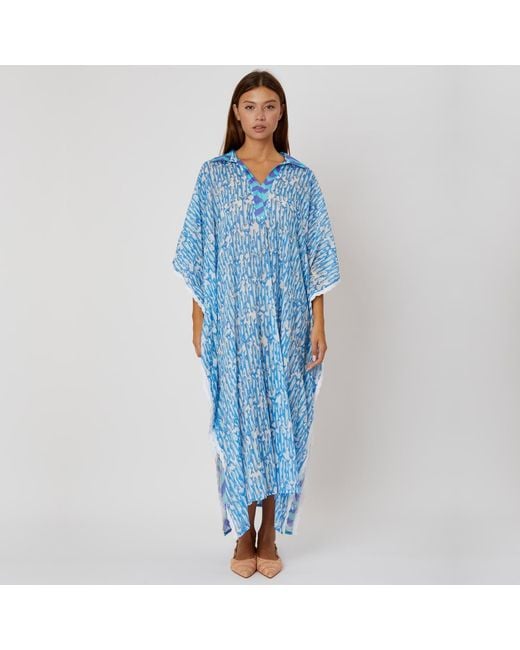 Casa Atelier by Ferdinando Fusco Blue Poseidon Cover Up