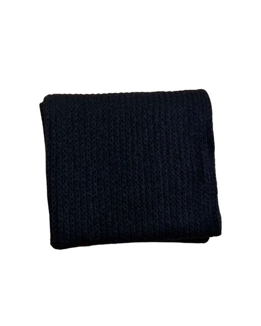 Heritagemoda Blue Neutrals Handknit Soft Premium Alpaca Ski Scarf