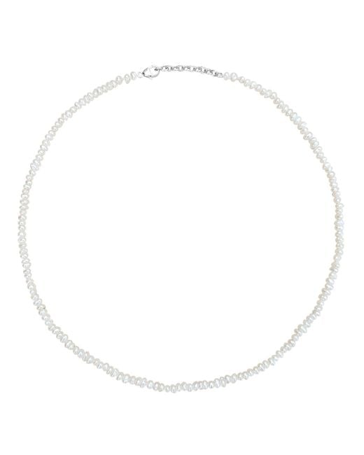 Kiri & Belle Metallic Lia Mini Freshwater Pearl Sterling Necklace