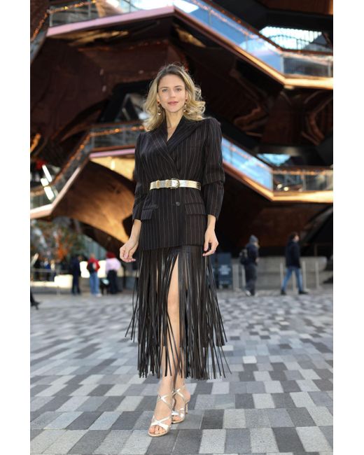 BeltBe Natural Arch Metal Buckle Leather Belt