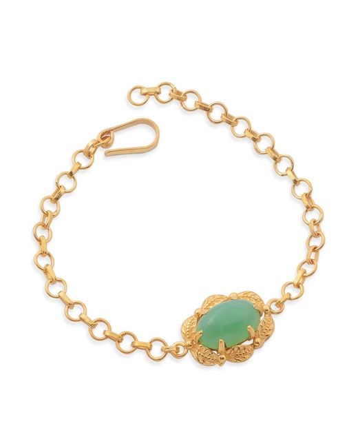 Emma Chapman Jewels Green Tashi Chrysoprase Bracelet