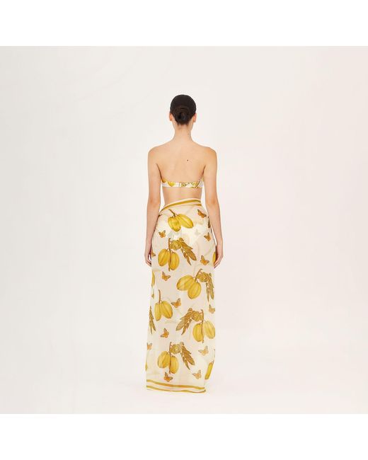 Aguaclara Metallic Pareo Scarf Fruits De Lest