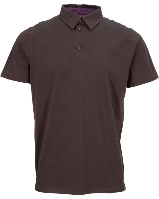 Lords of Harlech Brown Pietro Polo Shirt for men