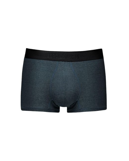 Zd - Zero Defects Blue Akiles Trunk – Breathable & Soft Soy Fiber for men