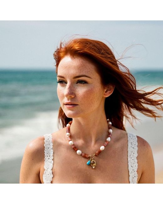 Vintouch Italy Metallic Demetra Necklace