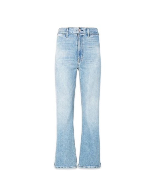 NOEND Blue Queen High Rise Wide Leg Jeans