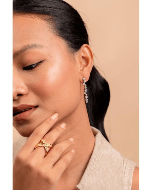Zynnia Collective Metallic Splatter Earrings